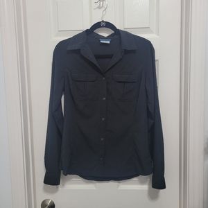 Columbia Sportwear Black Hiking Shirt